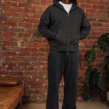 Washed Coal RMDY. Zip Hoodie