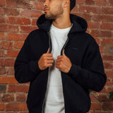 Black RMDY. Zip Hoodie