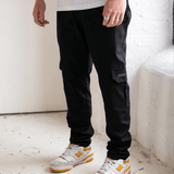 Rechte pijp zwart RMDY. Cargobroeken