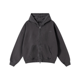 Washed Coal RMDY. Zip Hoodie