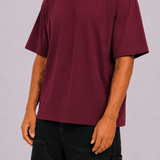 Heavyweight Core Relaxed Tee - Wine