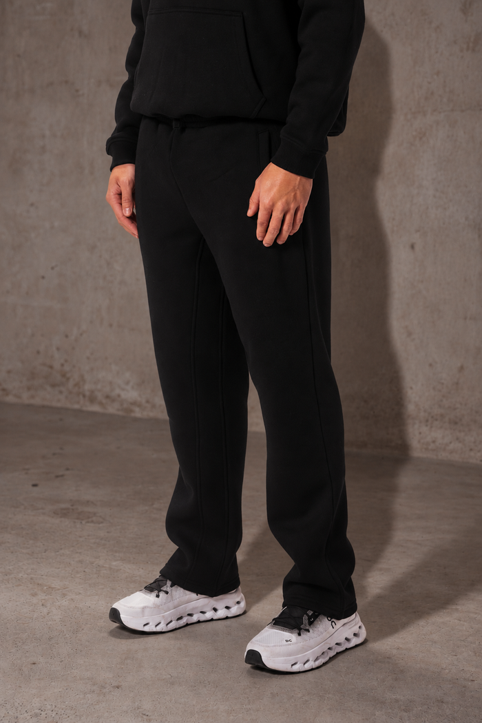 Black RMDY. Straight Leg Joggers