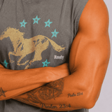 Rodeo Sleeveless Tank - Washed Slate