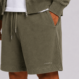 Washed Olive RMDY. Jogger Shorts