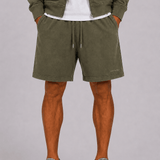Washed Olive RMDY. Jogger Shorts