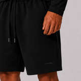 Black Tee & Shorts Set