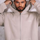 Washed Sand RMDY. Zip Hoodie & Jogger Tracksuit Set