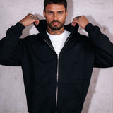 Black RMDY. Zip Hoodie