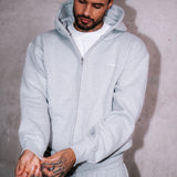 Grey Marl RMDY. Zip Hoodie & Jogger Tracksuit Set