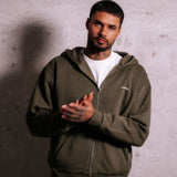 Washed Olive RMDY. Zip Hoodie