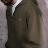 Washed Olive RMDY. Zip Hoodie & Jogger Tracksuit Set