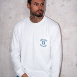 REMEDY 13' Longsleeve Pocket Tee - White