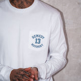 REMEDY 13' Longsleeve Pocket Tee - White