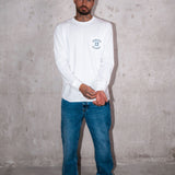 REMEDY 13' Longsleeve Pocket Tee - White