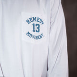 REMEDY 13' Longsleeve Pocket Tee - White