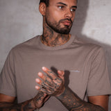 Core Slim Tee - Taupe