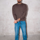 Heavyweight Core Crewneck- Espresso Brown