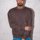 Heavyweight Core Crewneck- Espresso Brown