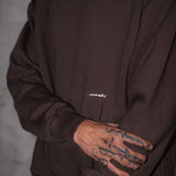 Heavyweight Core Crewneck- Espresso Brown