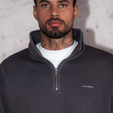 Washed Coal RMDY. 1/4 Zip & Jogger Tracksuit Set