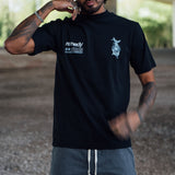 Kaki dobbelstenen RMDY T-shirt