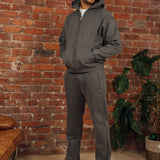 Steel Grey RMDY. Zip Hoodie & Jogger Tracksuit Set