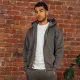 Steel Grey RMDY. Zip Hoodie & Jogger Tracksuit Set