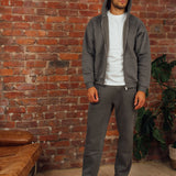 Steel Grey RMDY. Zip Hoodie & Jogger Tracksuit Set