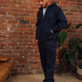 Navy RMDY. Zip Hoodie & Jogger Tracksuit Set