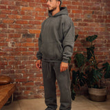 Steel Grey RMDY. Hoodie & Jogger Tracksuit Set