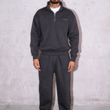Washed Coal RMDY. 1/4 Zip & Jogger Tracksuit Set