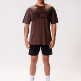 Movement Washed Relaxed College Tee - Brown