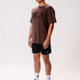 Movement Washed Relaxed College Tee - Brown