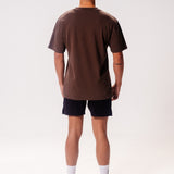 Movement Washed Relaxed College Tee - Brown