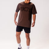 Movement Washed Relaxed College Tee - Brown