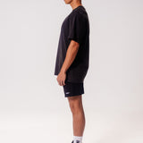Movement Washed Relaxed College Tee - Coal Black