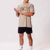 Movement Washed Relaxed College Tee - Olive
