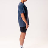 Movement Washed Relaxed College Tee - Petrol