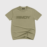 Washed Khaki Blurred RMDY. Tee