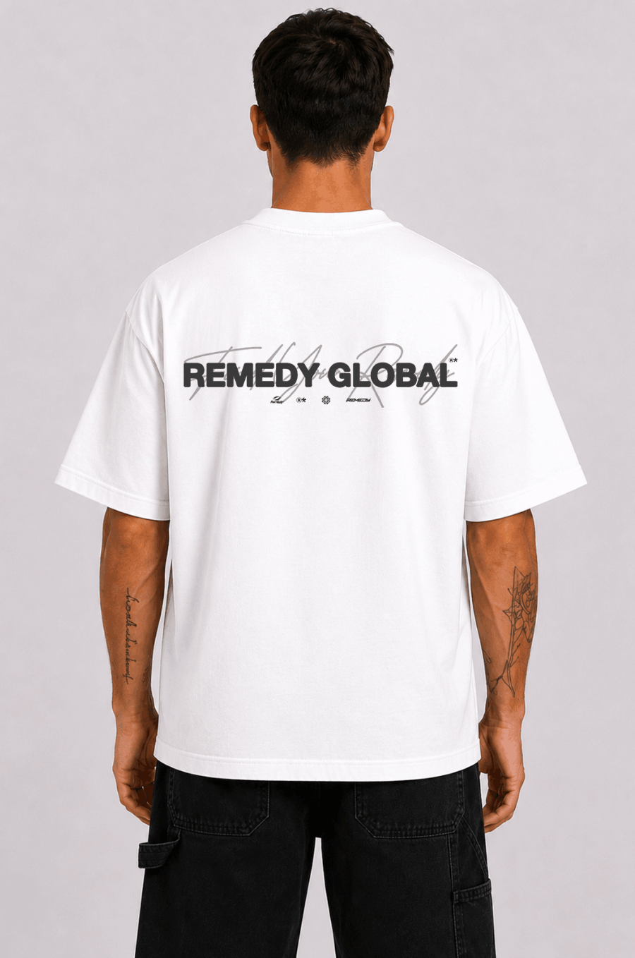 Gone Global RMDY. White Graphic Tee
