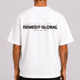 Gone Global RMDY. White Graphic Tee