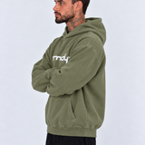 Spell Out RMDY. Washed Olive Hoodie