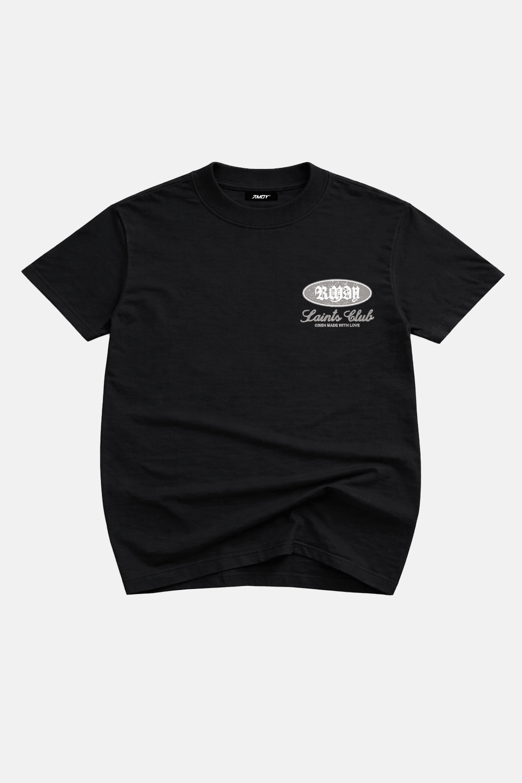 Saints Club Black Graphic Tee