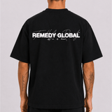Gone Global RMDY. Black Graphic Tee