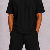 Black Tee & Shorts Set