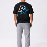 R Star Graphic Tee - Black / Blue