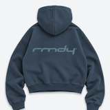 Heavyweight Boxy Zip Up RMDY. Jacket - Petrol