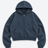 Heavyweight Boxy Zip Up RMDY. Jacket - Petrol