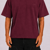 Heavyweight Core Relaxed Tee - Wine
