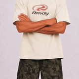 Burnout R Graphic Tee - Bone